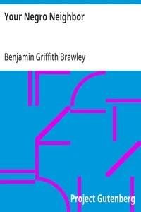 Your Negro Neighbor — Benjamin Griffith Brawley cover
