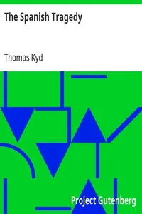 The Spanish Tragedy — Thomas Kyd cover