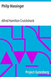 Philip Massinger cover