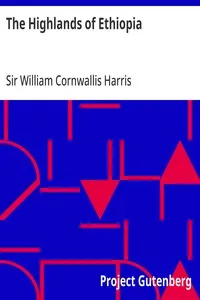 The Highlands of Ethiopia — William Cornwallis, Sir Harris cover