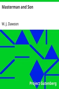 Masterman and Son — W. J. (William James) Dawson cover