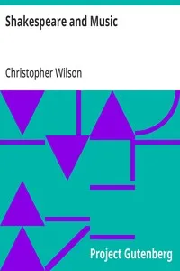 Shakespeare and Music — Christopher Wilson cover