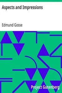 Aspects and Impressions — Edmund Gosse cover