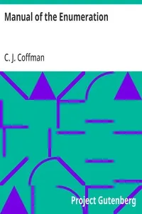 Manual of the Enumeration: A Text Book on the Sciences of the Enumeration, Book one cover