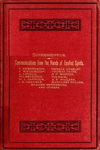 A Book Written by the Spirits of the So-Called Dead — Anonymous cover