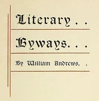 Literary Byways cover