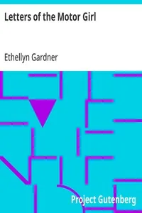 Letters of the Motor Girl — Ethellyn Gardner cover