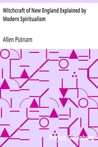 Witchcraft of New England Explained by Modern Spiritualism — Allen Putnam cover