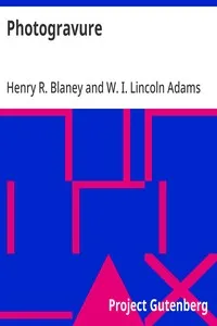 Photogravure — Henry R. Blaney cover