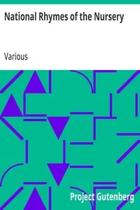 National Rhymes of the Nursery — Various cover