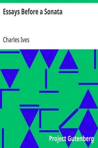Essays Before a Sonata — Charles Ives cover