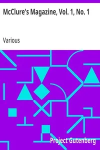 McClure's Magazine, Vol. 1, No. 1 — Various cover