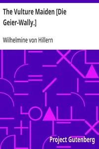The Vulture Maiden [Die Geier-Wally.] cover