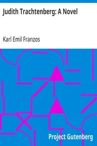 Judith Trachtenberg: A Novel — Karl Emil Franzos cover