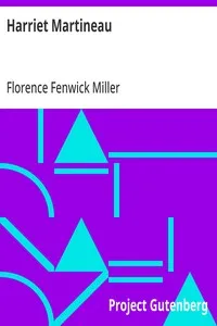 Harriet Martineau — Florence Fenwick Miller cover