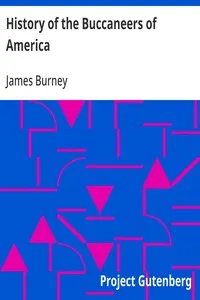 History of the Buccaneers of America — James Burney cover