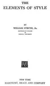 The Elements of Style — William Strunk cover