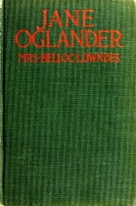 Jane Oglander — Marie Belloc Lowndes cover