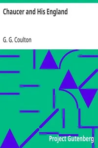 Chaucer and His England — G. G. (George Gordon) Coulton cover