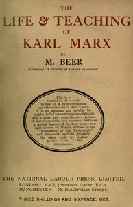 The life and teaching of Karl Marx — Max Beer cover