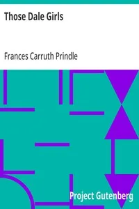 Those Dale Girls — Frances Carruth Prindle cover