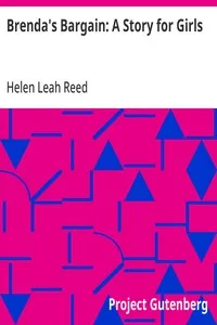 Brenda's Bargain: A Story for Girls — Helen Leah Reed cover