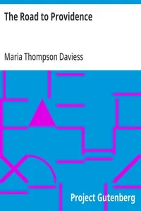 The Road to Providence — Maria Thompson Daviess cover