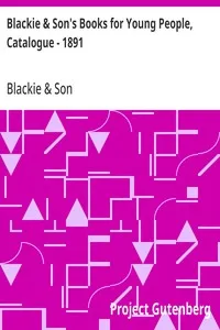 Blackie & Son's Books for Young People, Catalogue - 1891 — Blackie & Son cover