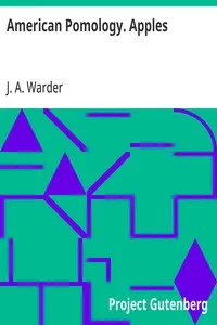 American Pomology. Apples — J. A. (John Aston) Warder cover