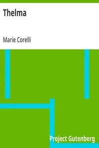 Thelma — Marie Corelli cover