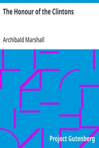 The Honour of the Clintons — Archibald Marshall cover