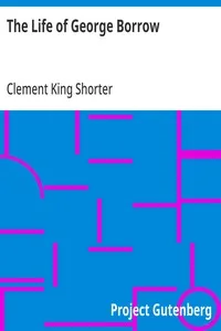 The Life of George Borrow — Clement King Shorter cover