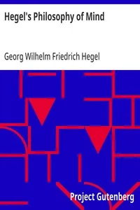 Hegel's Philosophy of Mind — Georg Wilhelm Friedrich Hegel cover