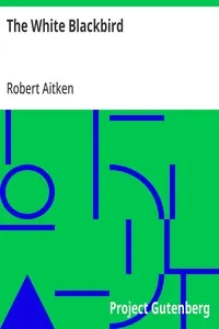 The White Blackbird — Robert Aitken cover