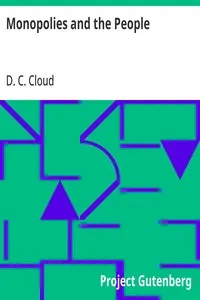 Monopolies and the People — D. C. Cloud cover