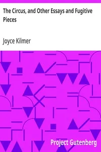 The Circus, and Other Essays and Fugitive Pieces cover