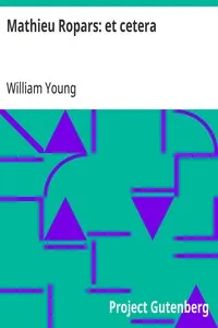 Mathieu Ropars: et cetera — William Young cover