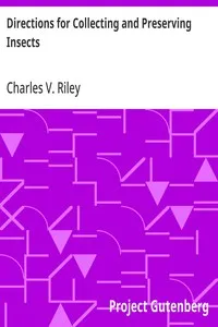 Directions for Collecting and Preserving Insects — Charles V. (Charles Valentine) Riley cover