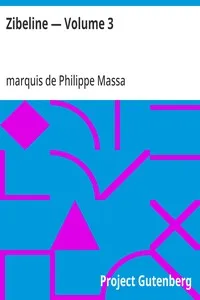 Zibeline — Volume 3 — Philippe, marquis de Massa cover