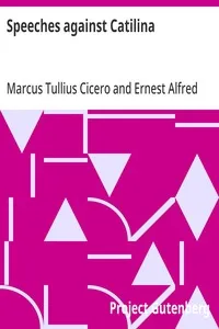 Speeches against Catilina — Marcus Tullius Cicero cover