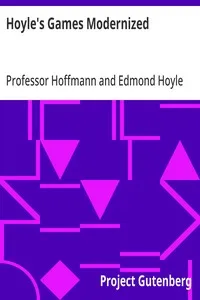 Hoyle's Games Modernized — Professor Hoffmann cover