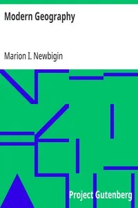 Modern Geography — Marion I. (Marion Isabel) Newbigin cover