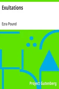 Exultations — Ezra Pound cover