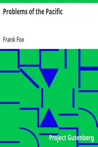 Problems of the Pacific — Frank Fox cover