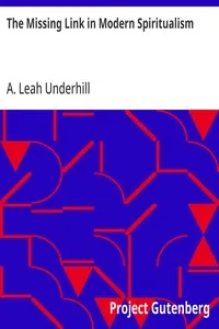 The Missing Link in Modern Spiritualism cover