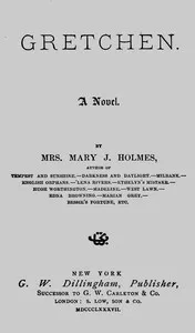 Gretchen: A Novel — Mary Jane Holmes cover