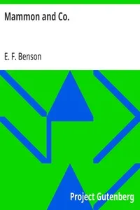 Mammon and Co. — E. F. (Edward Frederic) Benson cover