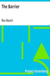 The Barrier — Rex Beach cover