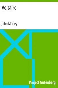 Voltaire — John Morley cover