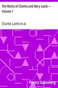 The Works of Charles and Mary Lamb — Volume 1: Miscellaneous Prose — Charles Lamb cover